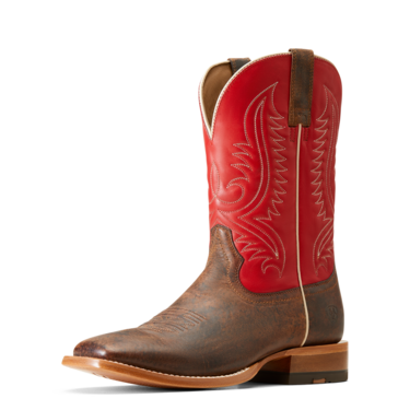**Ariat Men's Circuit Paxton Western Boots - Chestnut Brown/Red**FINAL SALE**