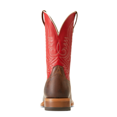 **Ariat Men's Circuit Paxton Western Boots - Chestnut Brown/Red