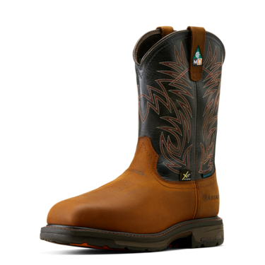 Ariat Men's WorkHog CSA Waterproof Insulated Composite Toe Work Boots - Dark Copper Brown