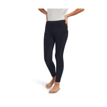 Ariat Girl's Venture Thermal Half Grip Tight - Black