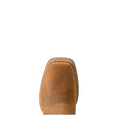 Ariat Women's Hybrid Ranchwork Western Boots - Distressed Tan