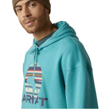 Ariat Men's In Motion Hoodie - Tile Blue