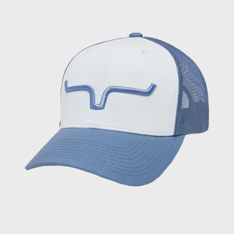 Kimes Weekly Trucker Ball Cap - White/Slate