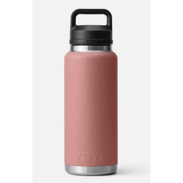 Yeti Rambler 1L Bottle w/Chug Cap - Sandstone Pink