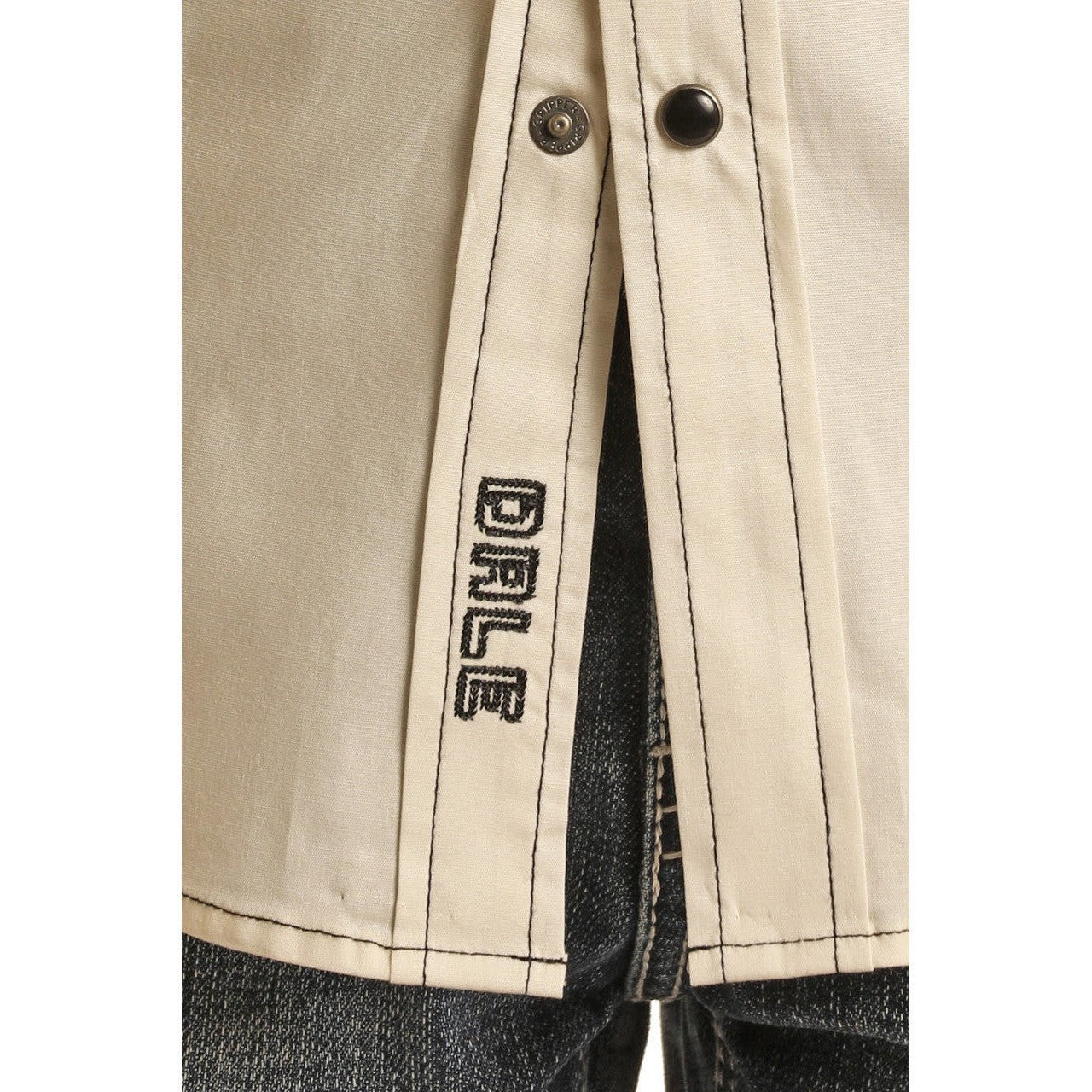 Rock & Roll Boy's Long Sleeve 2 Pocket Woven Snap Shirt - Black