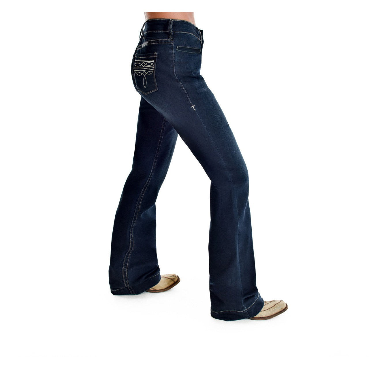Cowgirl Tuff Boot Stitch Trouser Jeans - Dark Wash – Irvine Tack