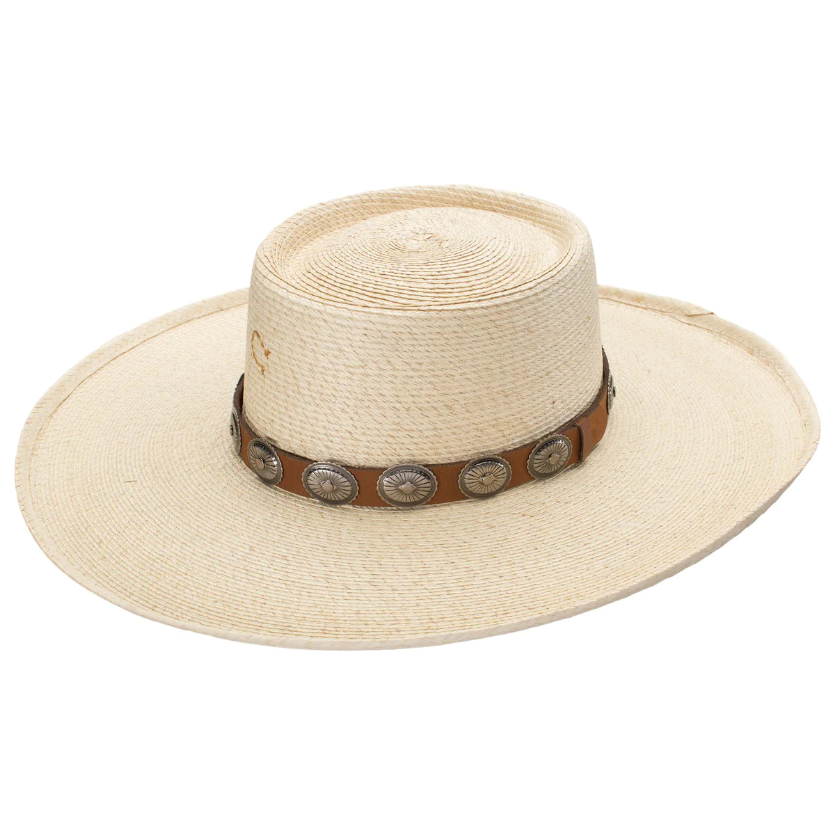 Charlie 1 Horse High Desert Flap Top Palm Fashion Hat - Natural