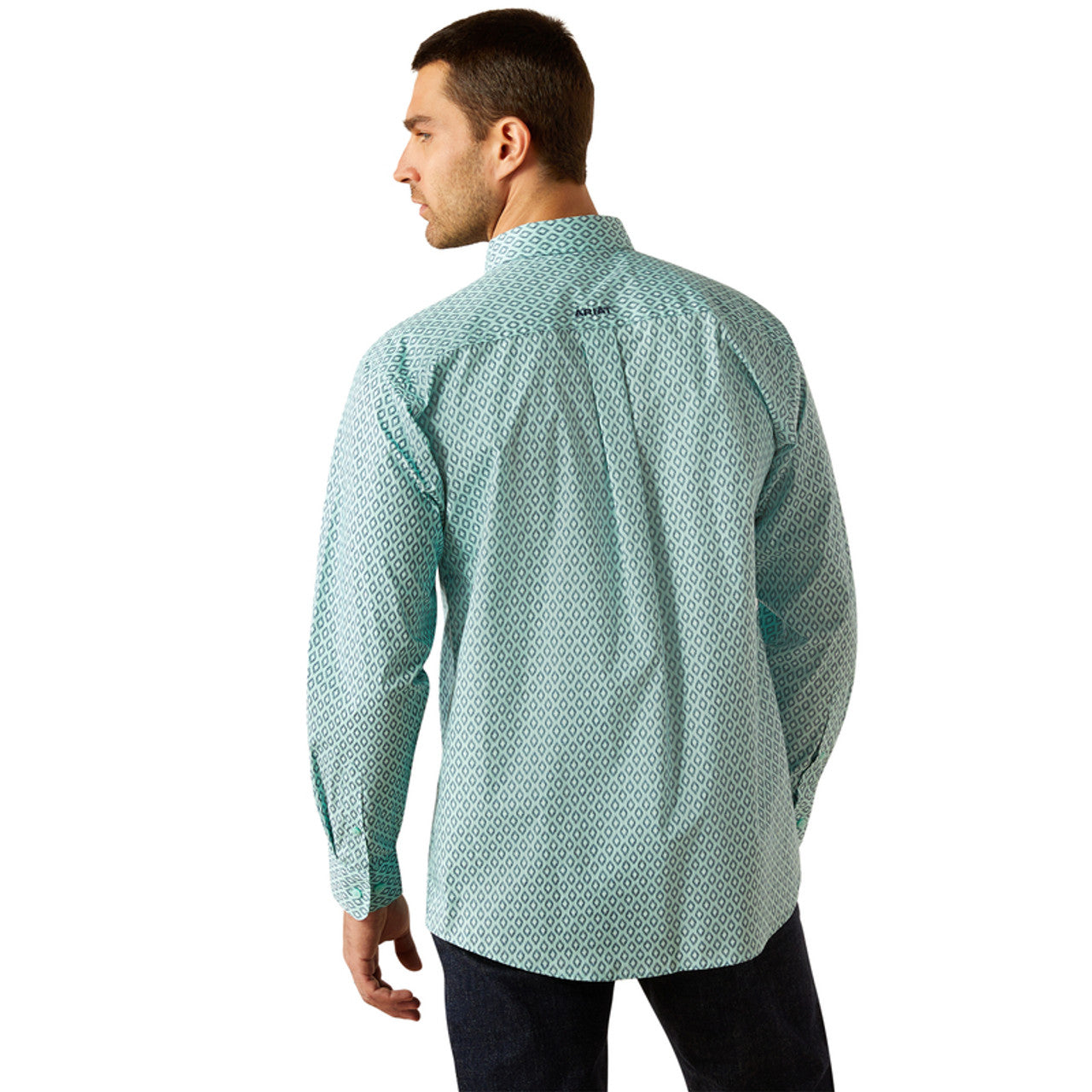 Ariat Men's Long Sleeve Canyon Classic Fit Shirt - Mint