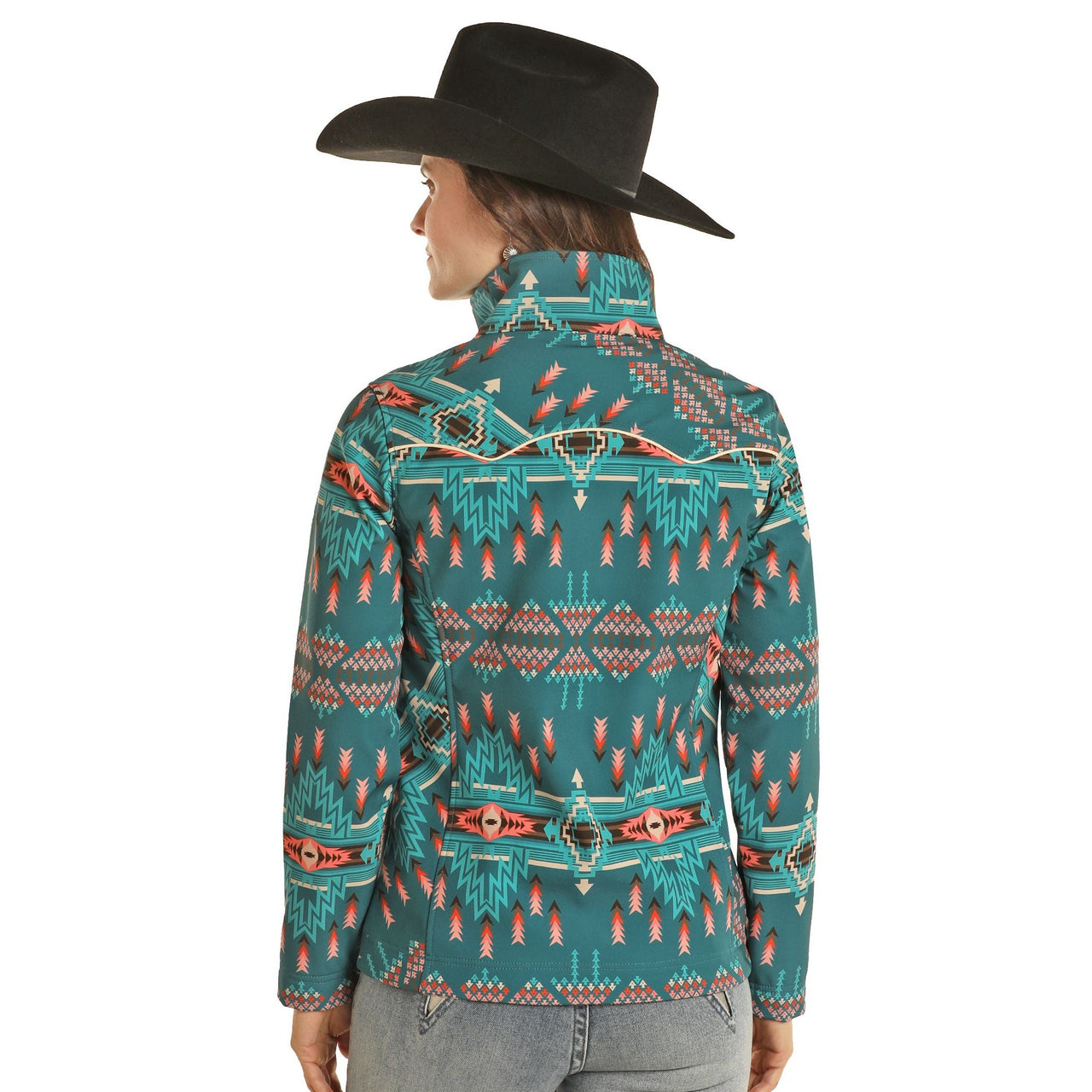 Power River Women's Aztec Softshell Rodeo Jacket