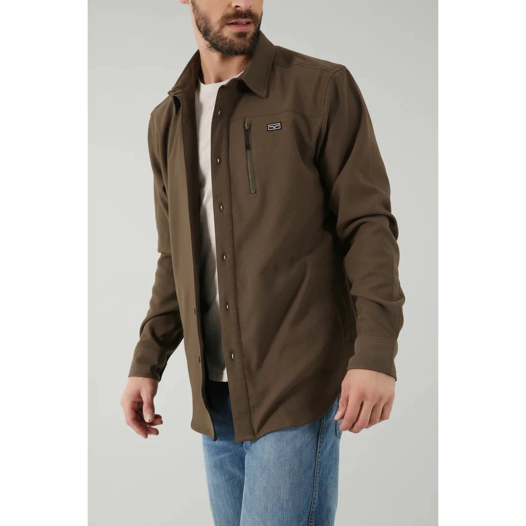 ***Kimes Men's Hart Shirt Jacket
