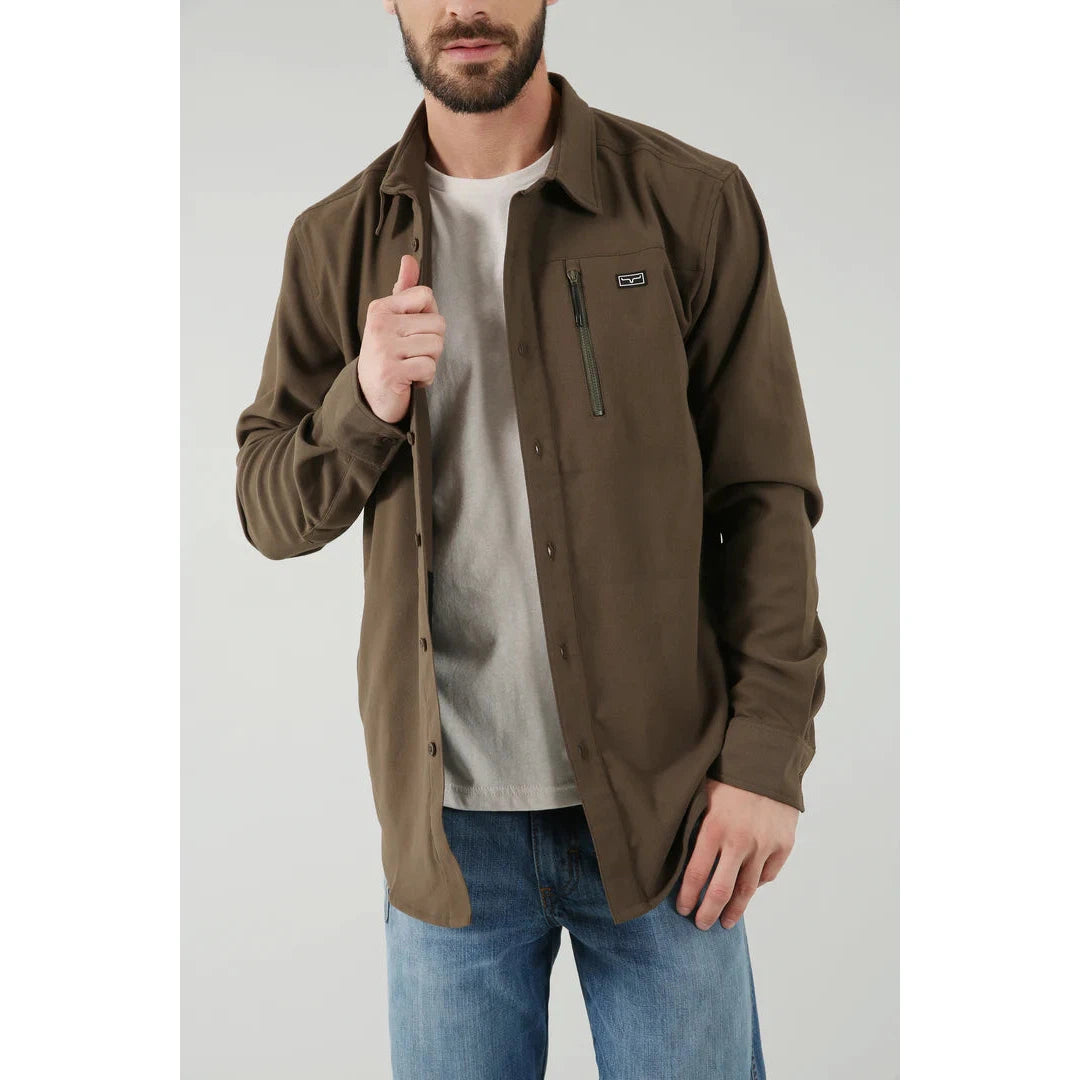 ***Kimes Men's Hart Shirt Jacket
