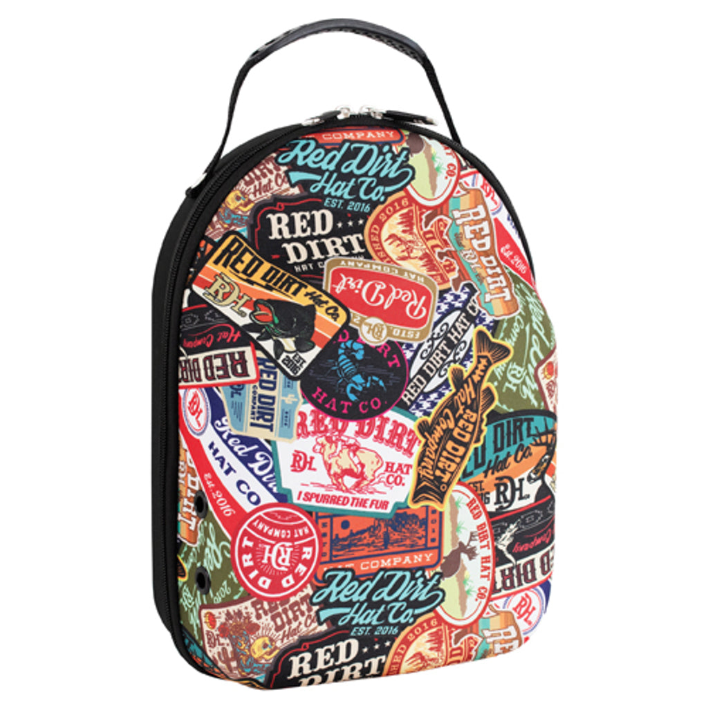 Red Dirt Hat Co. Patch Smash II Cap Carrier with Sunglasses Case - Multicolored