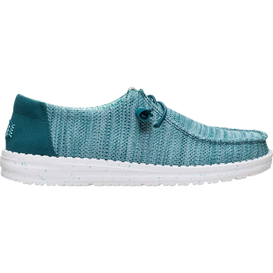 Hey Dude Women's Wendy Stretch Sox Shoes - Deep Teal - Irvine Tack & Western Wear