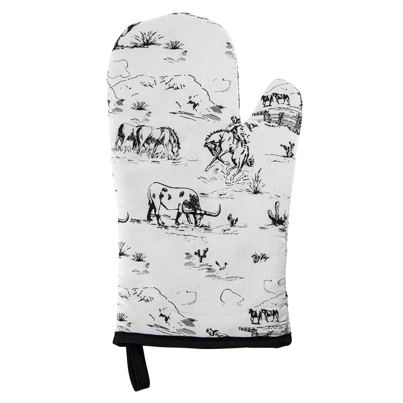 HiEnd Accents Ranch Life Oven Mitt