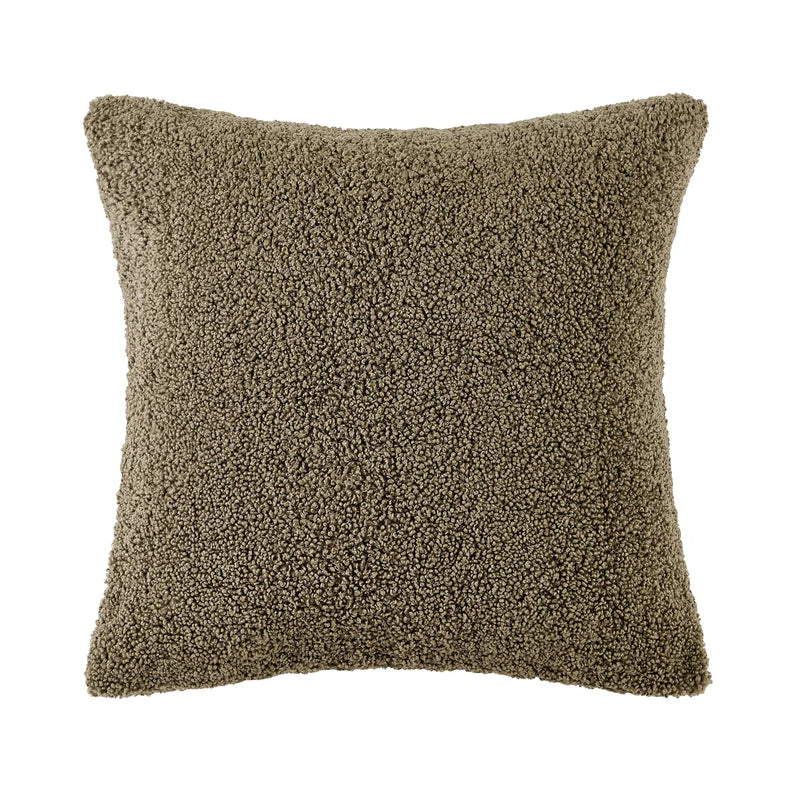 HiEnd Accents Teddy Pillow- Dark Oak