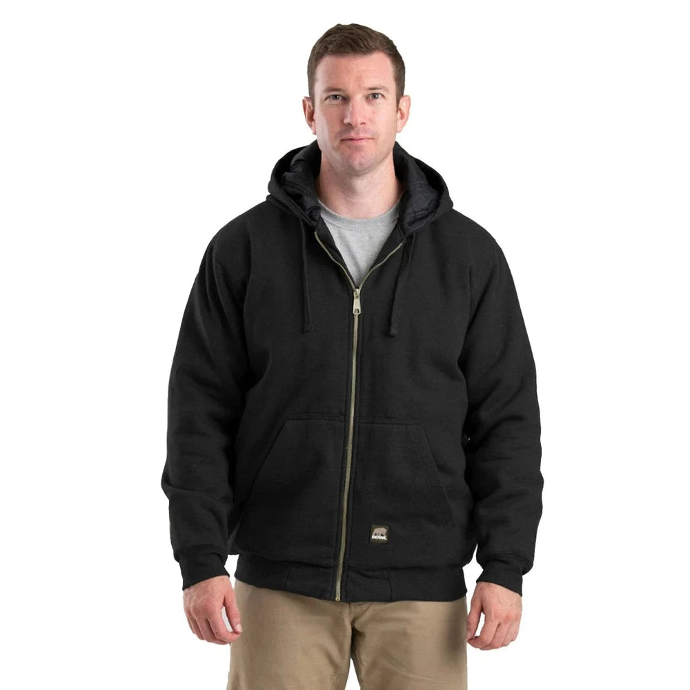 Berne thermal clearance lined hooded sweatshirt