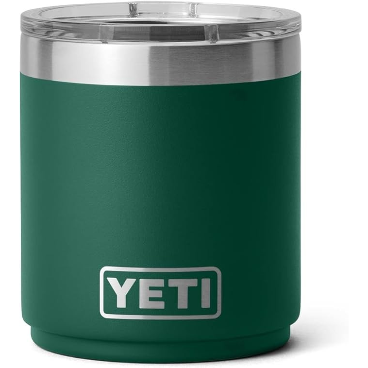 Yeti Rambler 295ml Stackable Lowball w/Magslider Lid - Black Forest Green