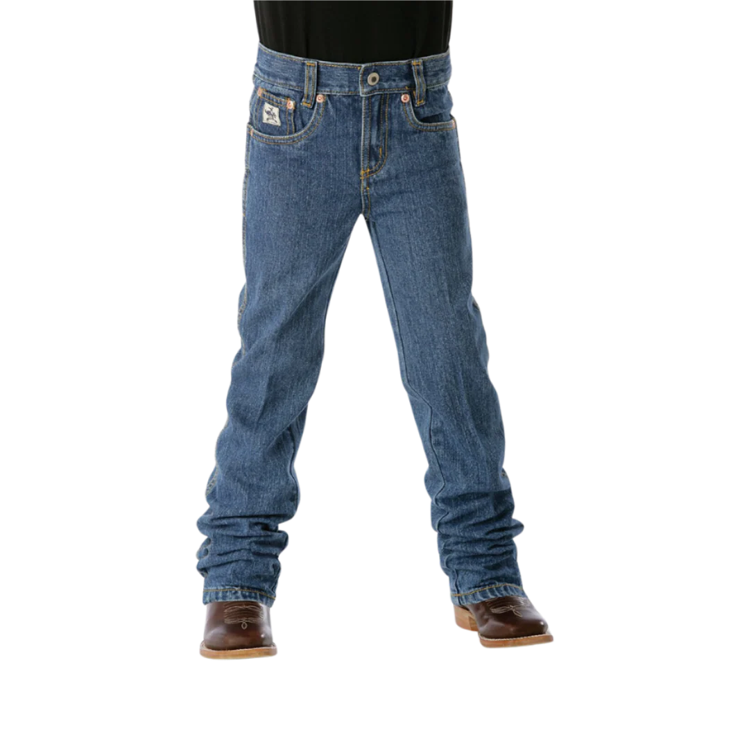 Cinch Boy's Original Fit Slim Jeans -  Medium Stonewash