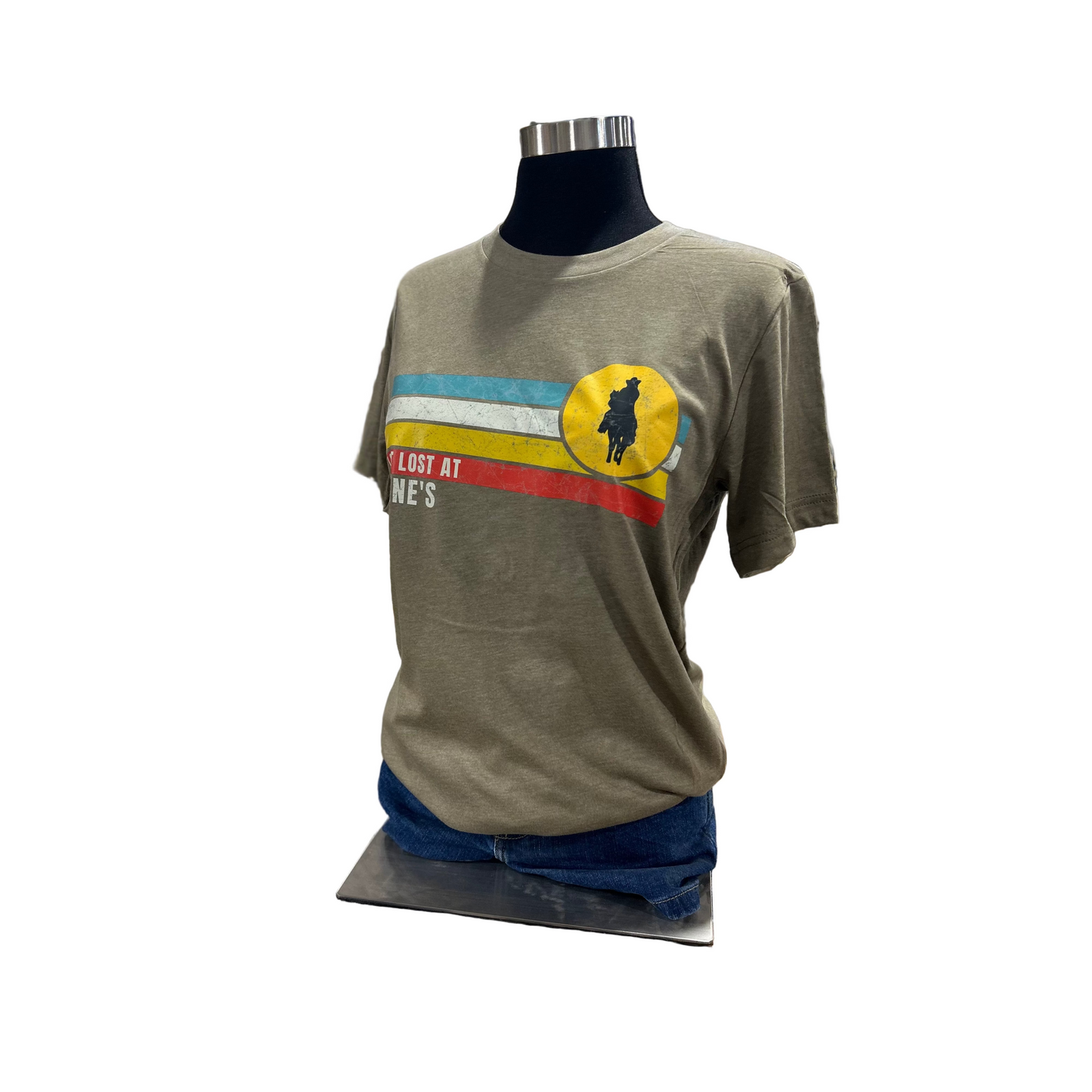 Irvine Unisex Short Sleeve " I Got Lost" T-Shirt - Heather Olive