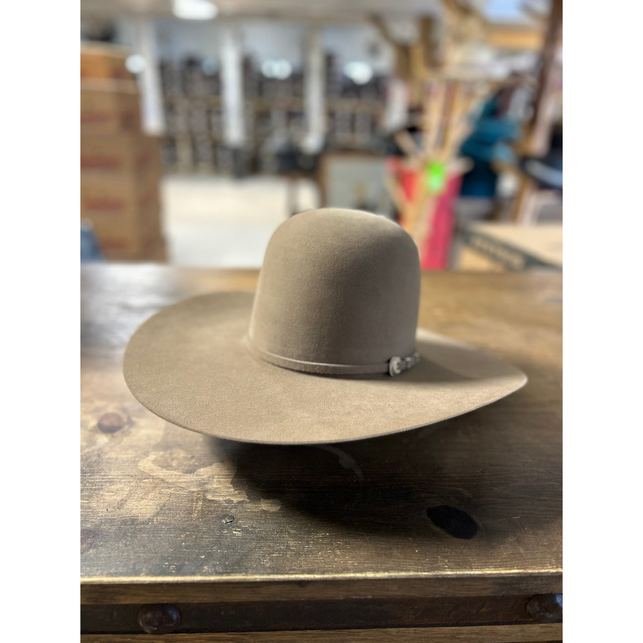 Rodeo King 30X Open Crown Felt Western Hat - Tan Belly