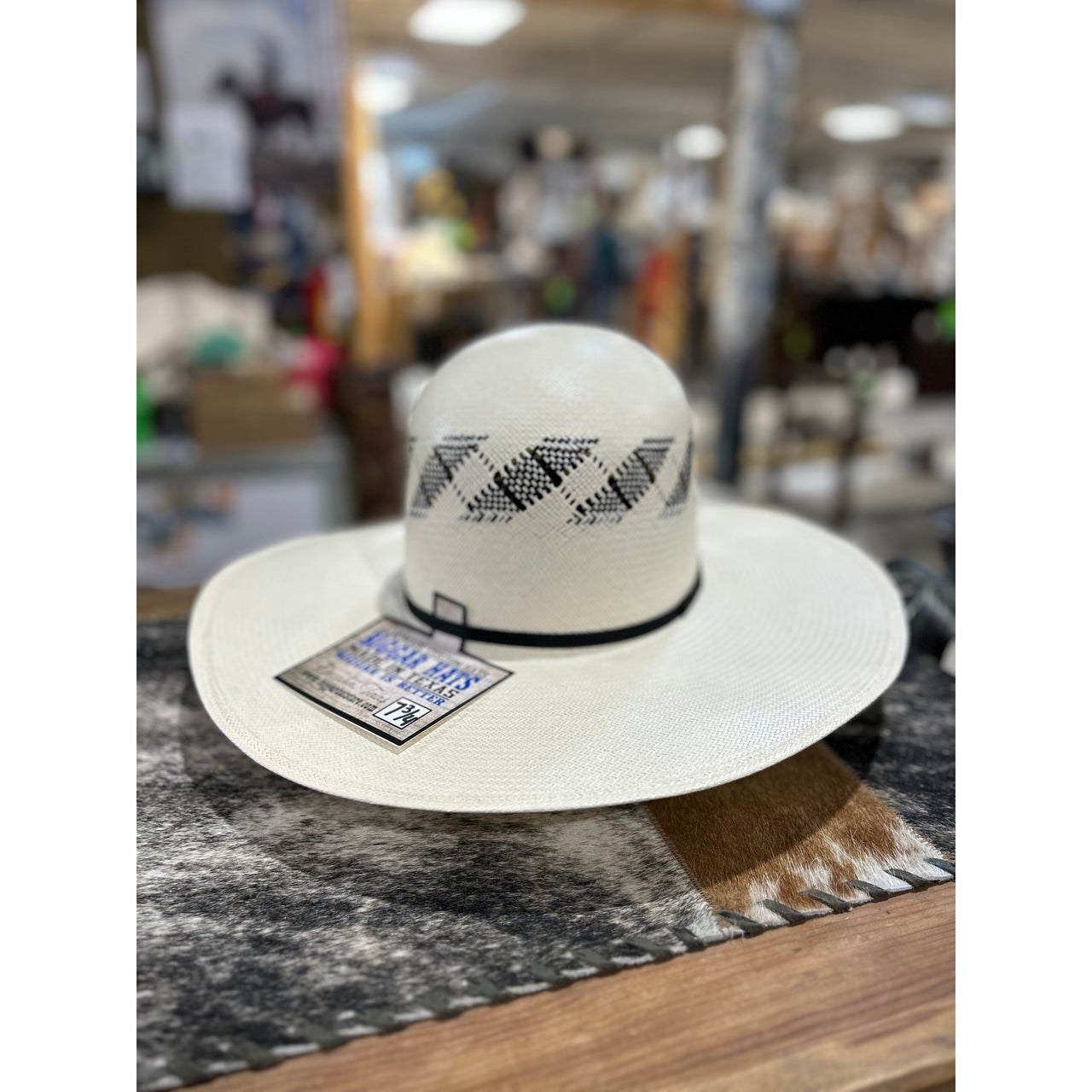 Biggar Hats Garland Straw Western Hat - Black