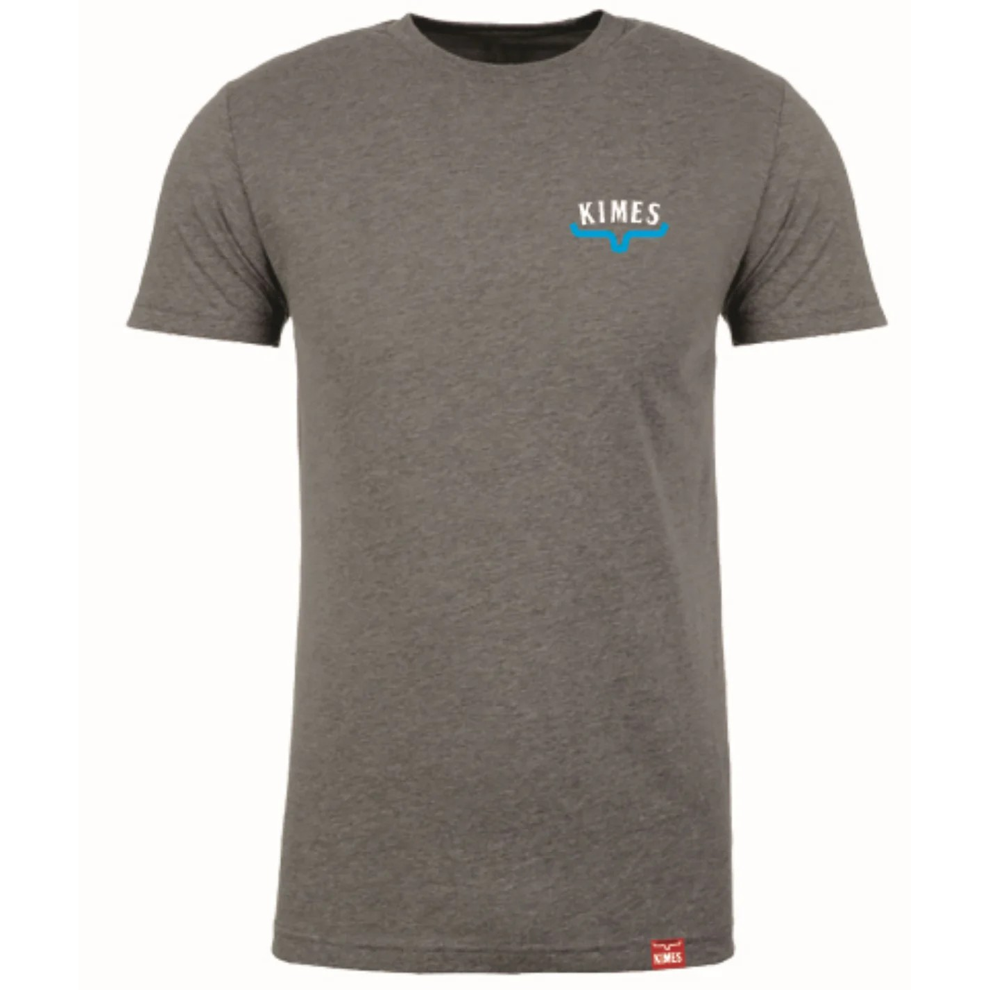 Kimes Men's Huxton Fade Short Sleeve Shirt-Grey Heather