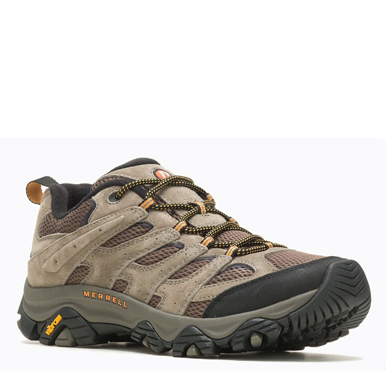 Merrell Men's Moab 3 Waterproof Wide Hiking Shoe- Walnut