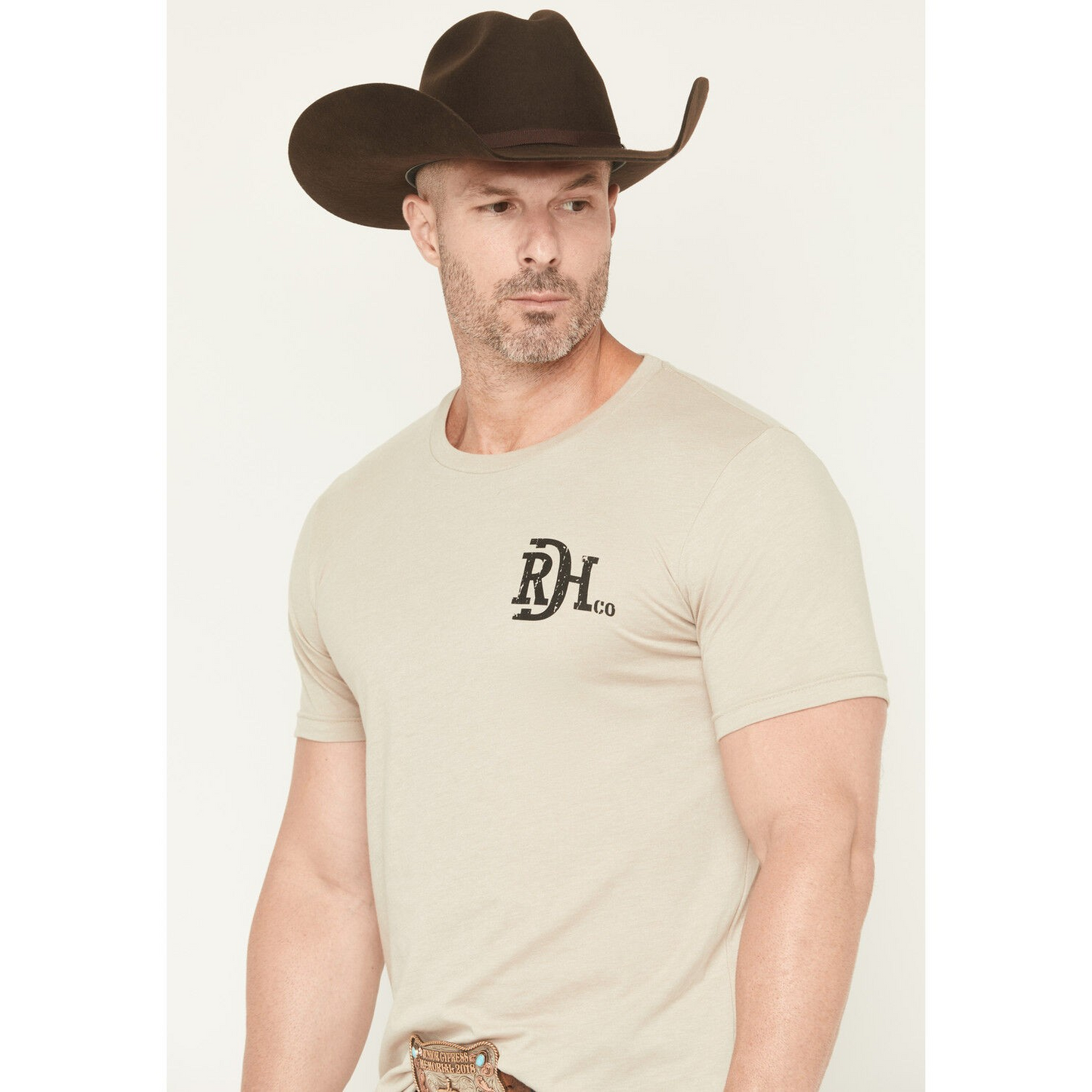 Red Dirt Hat Co. Unisex Diamond Cactus T-Shirt - Tan