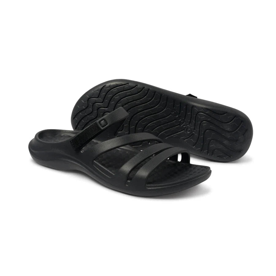 Joybees Women's Lakeshore Sandal - Black/Black