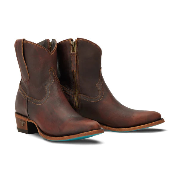 Lane Boots Women's Plain Jane Bootie- Cognac