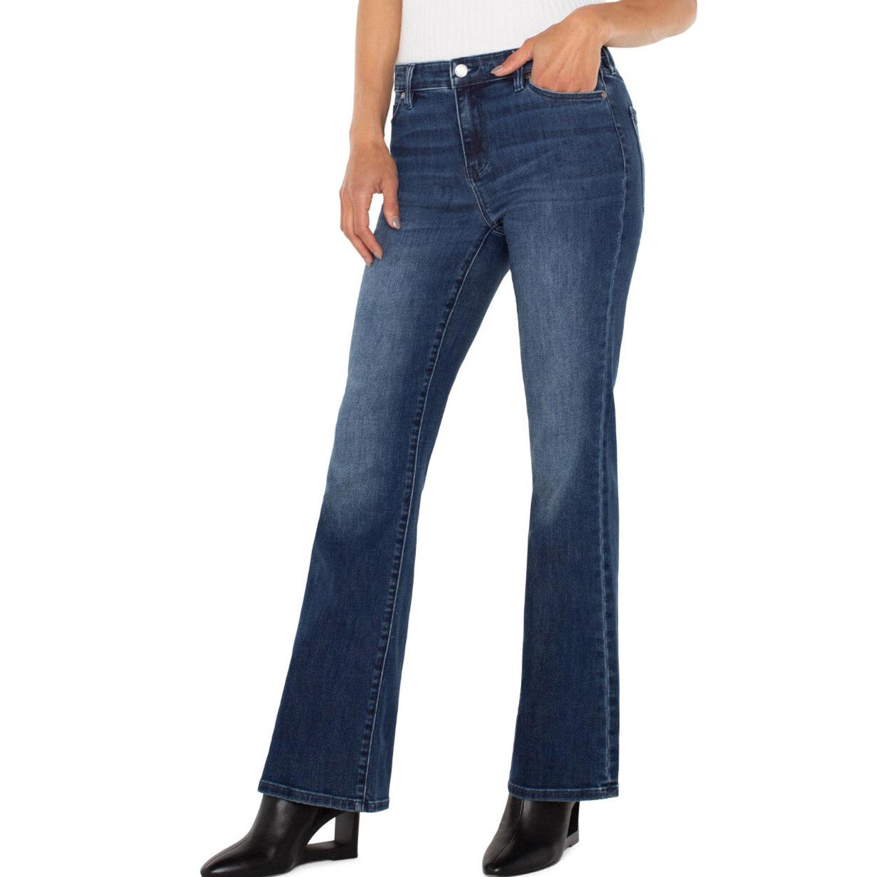 Liverpool Women's Kennedy Midrise Straight Leg Jeans- ULD-Upland