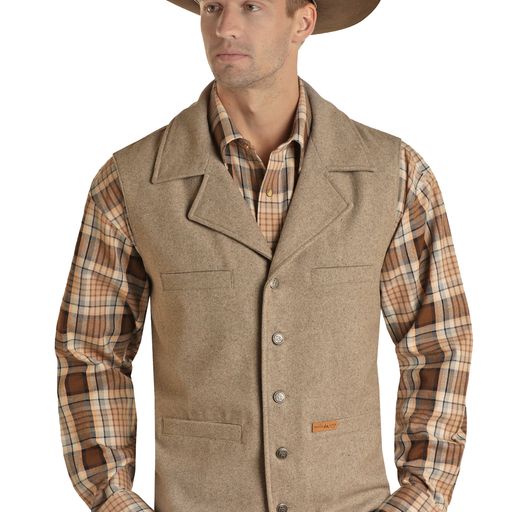 Powder River Men's Solid Montana Vest