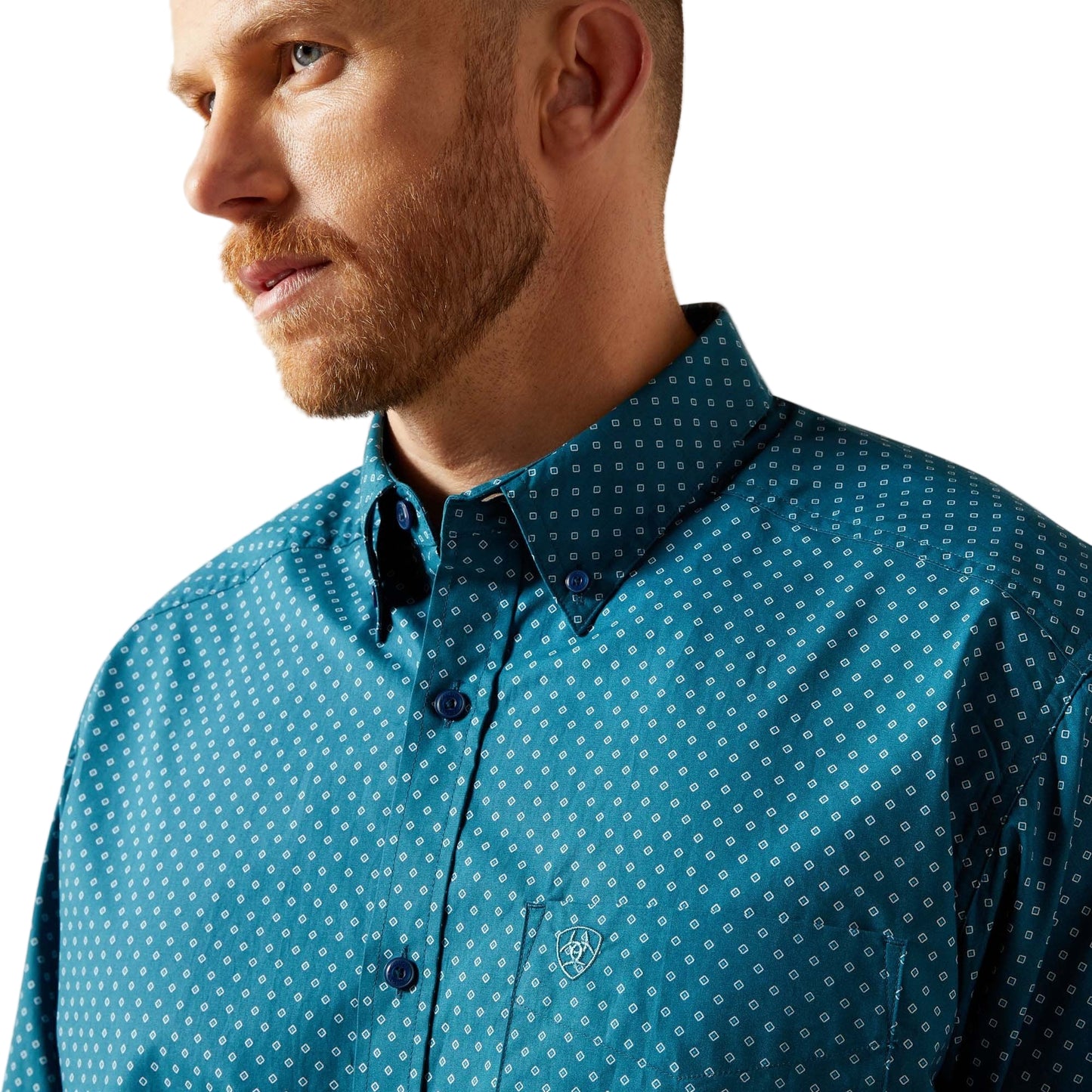 Ariat Men's Tyce Long Sleeve Shirt - Dark Teal