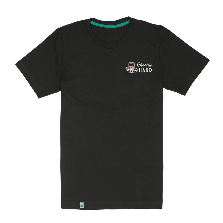 Sendero Men's Shootin' Hand Short Sleeve Tee Shirt- Black - Irvine Tack & Western Wear