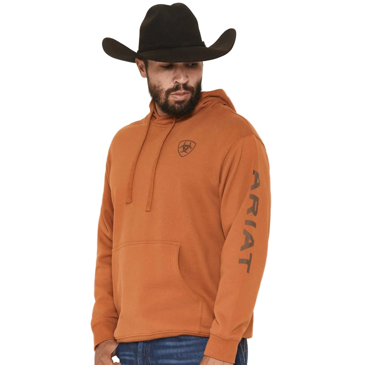 Ariat Men's Ariat Logo Hoodie - Glazed Ginger - Irvine Tack & Western Wear