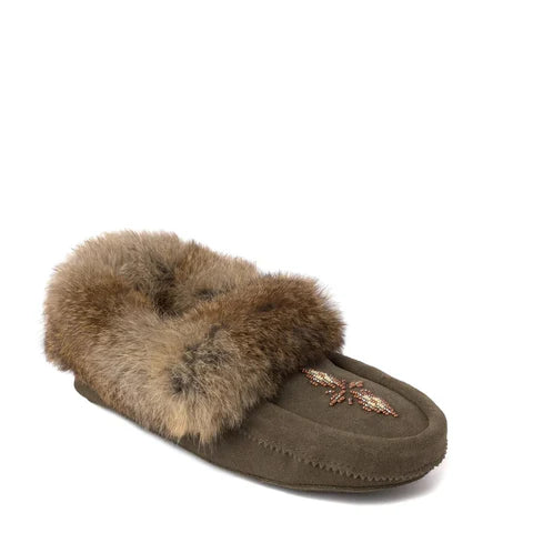 Manitobah Women's Tipi Suede Moccasin Slipper