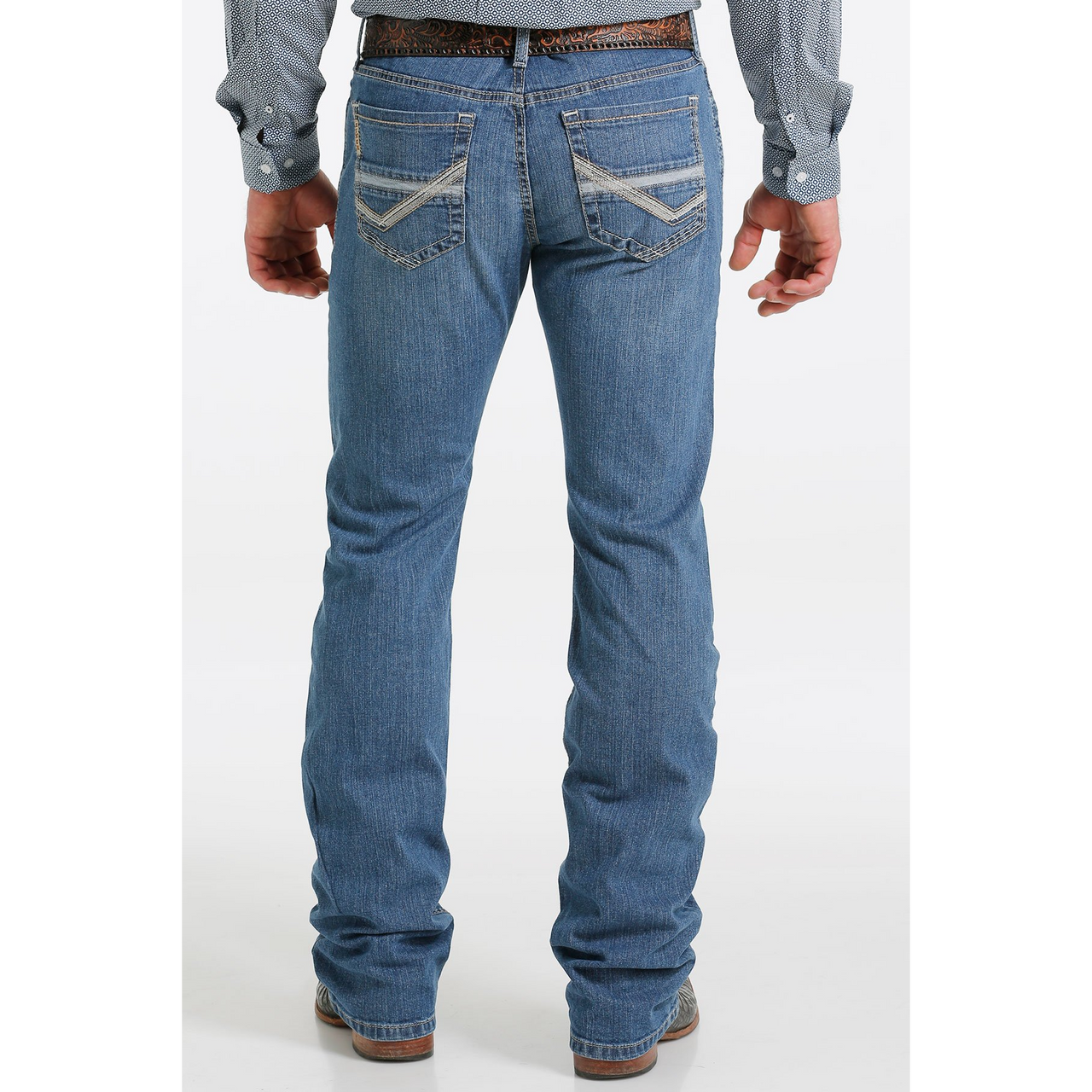 **Cinch Men's Slim Fit Ian Jeans - Medium Stonewash