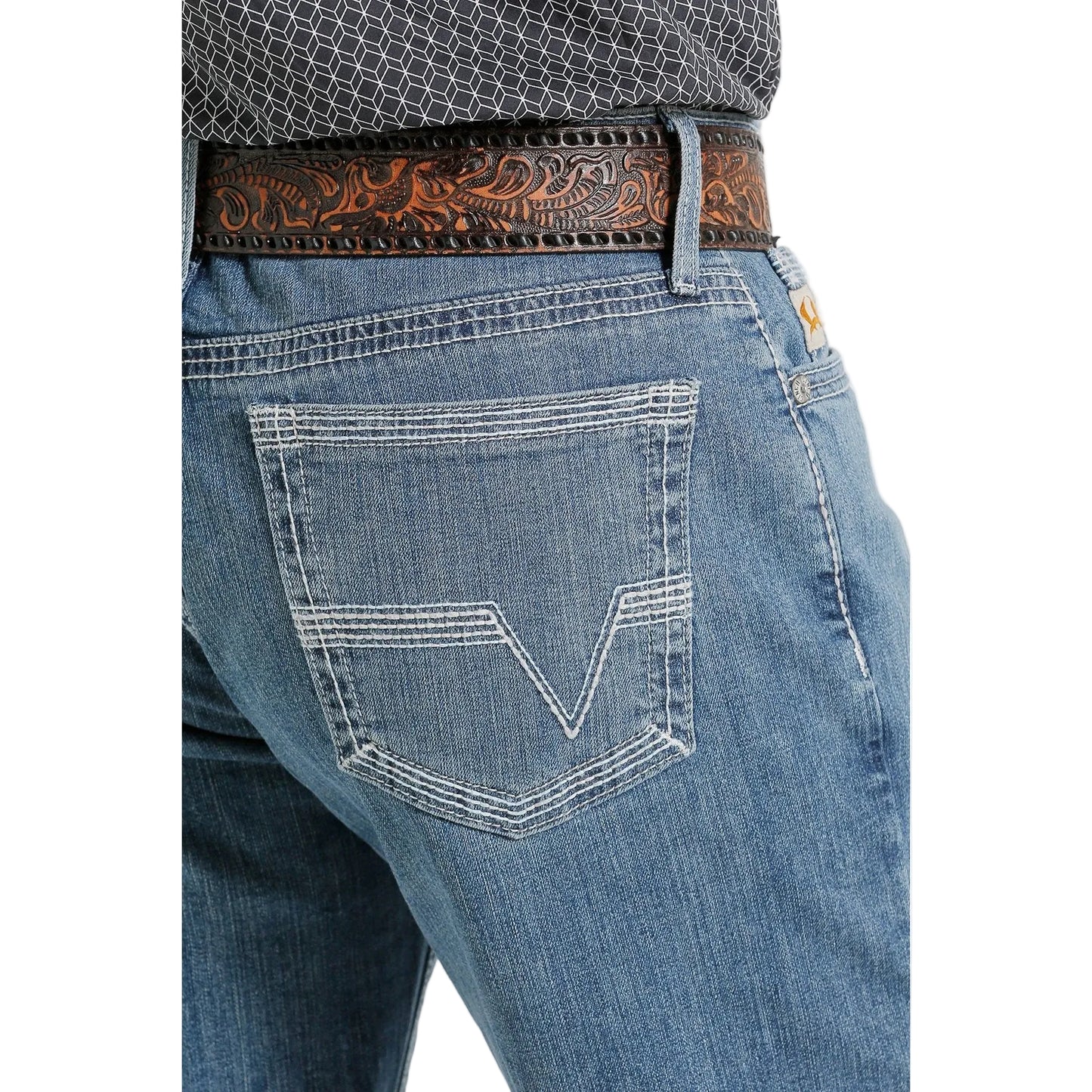 Cinch Men's Relaxed Fit Grant Jeans - Medium Stonewash - Irvine Tack & Western Wear