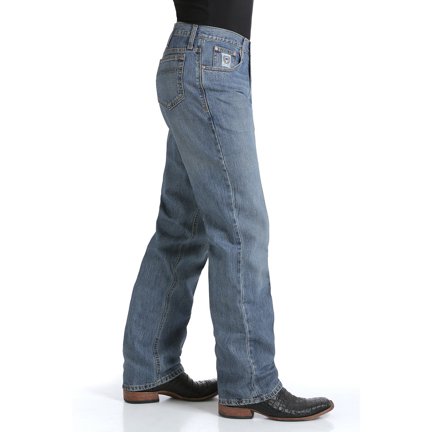 Cinch Men's Relaxed Fit White Label Jeans - Medium Stonewash