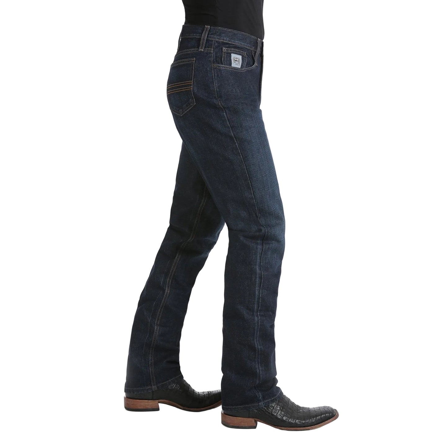Cinch Men's Slim Fit Silver Label Jean - Dark Stonewash - Irvine Tack & Western Wear