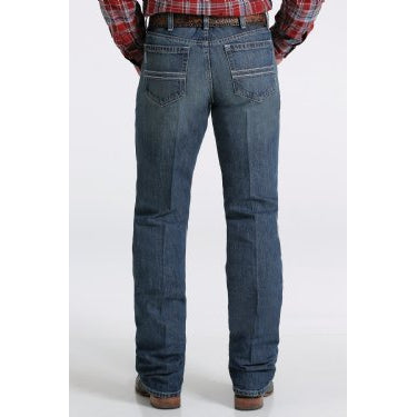 **Cinch Men's Silver Label Slim Fit Jeans - Dark Stonewash