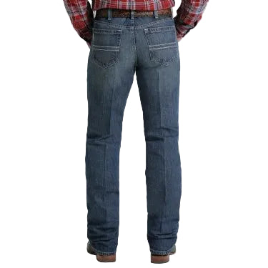 **Cinch Men's Silver Label Slim Fit Jeans - Dark Stonewash - Irvine Tack & Western Wear