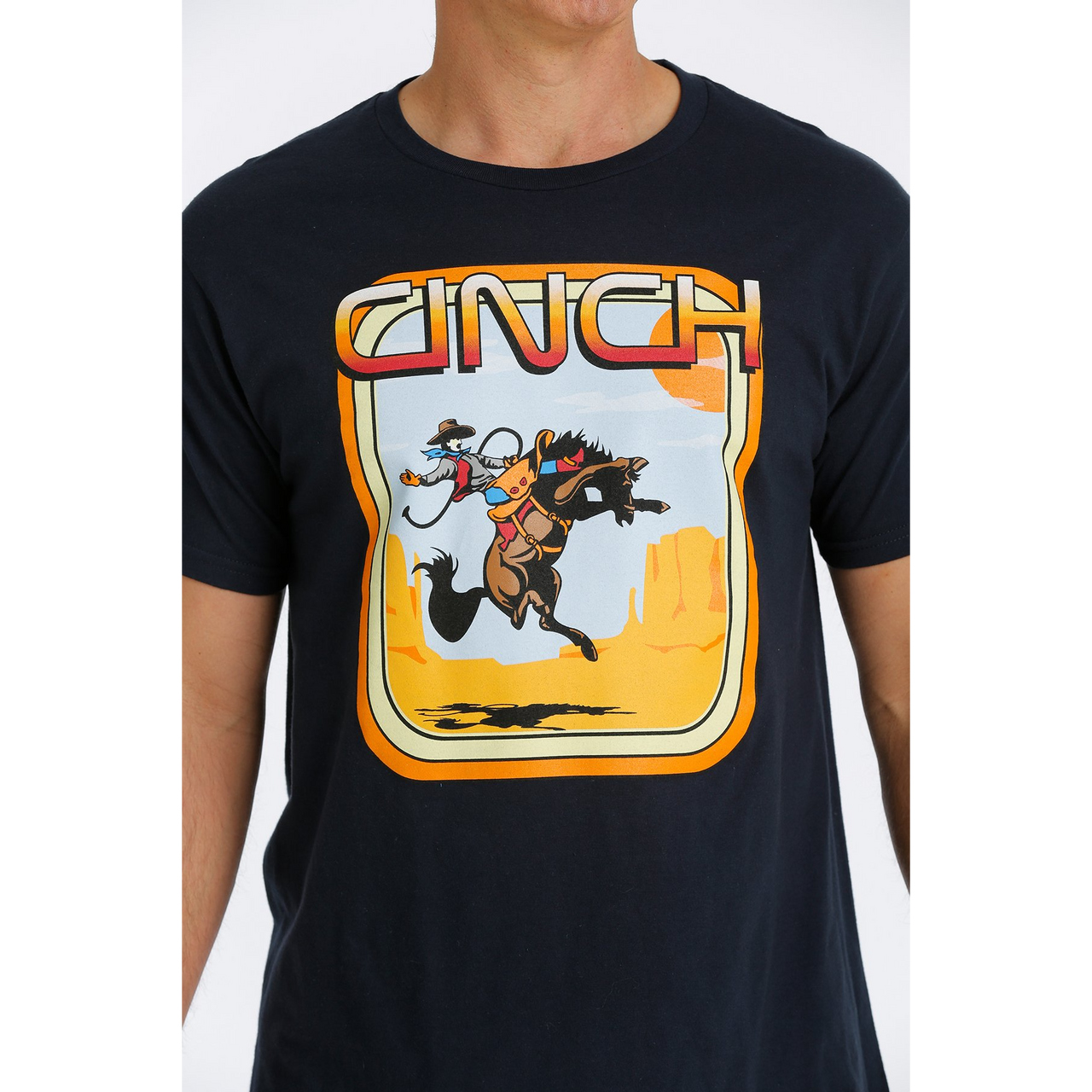 Cinch Men's Cinch Bronc Tee - Navy