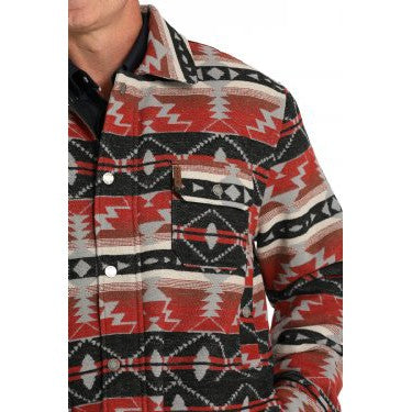 Cinch Men's Frontier Coat - Burgundy