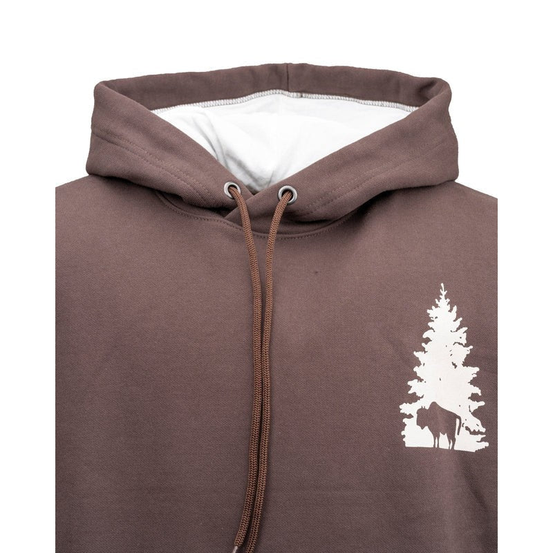 Outback Men's Wayne Long Sleeve Hoodie- Brown