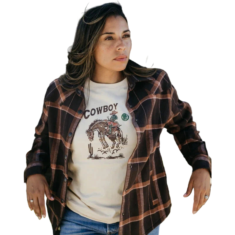 Outback Women's Danielle Short Sleeve Tee Shirt - Tan