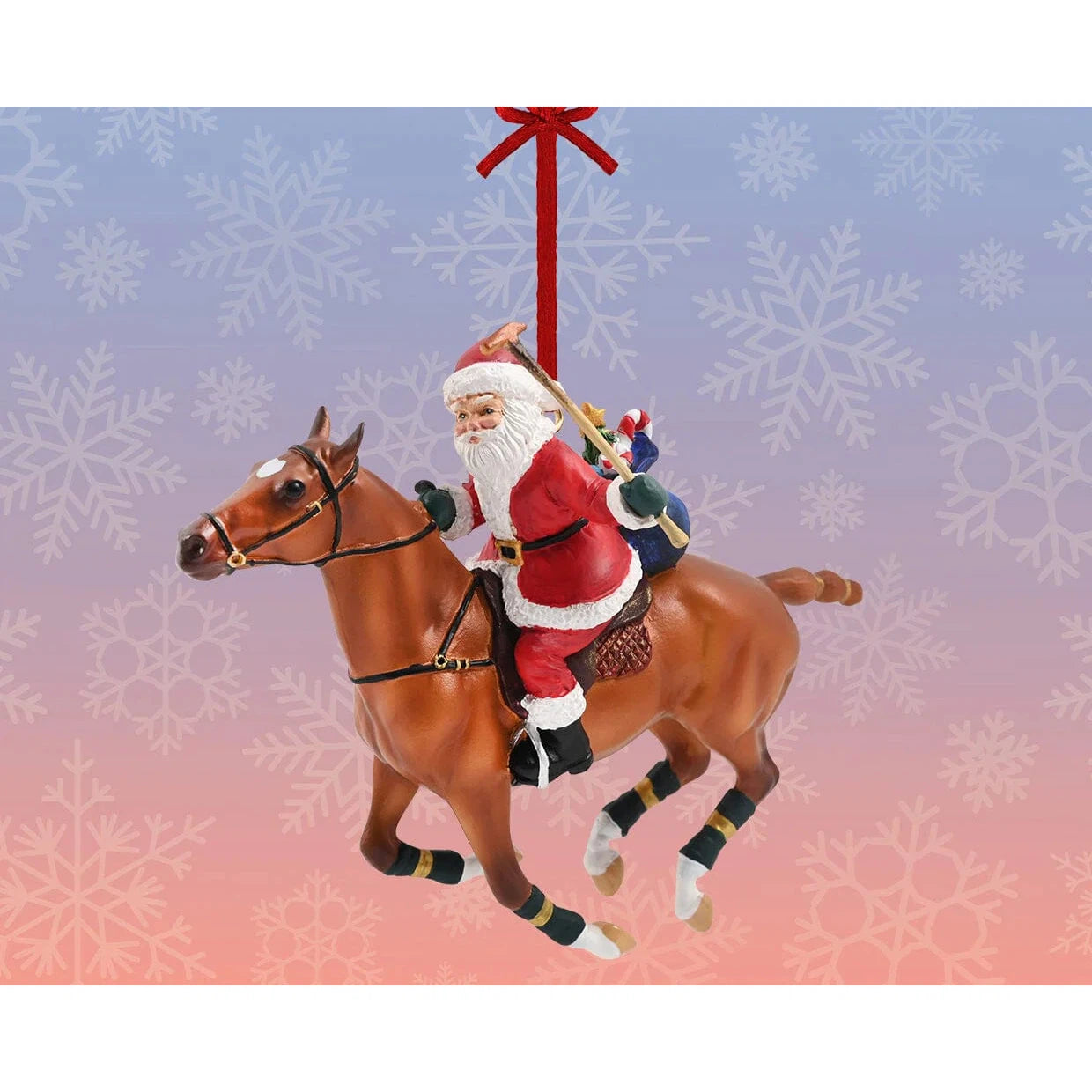 Breyers Polo Santa Ornament - Holiday 2023
