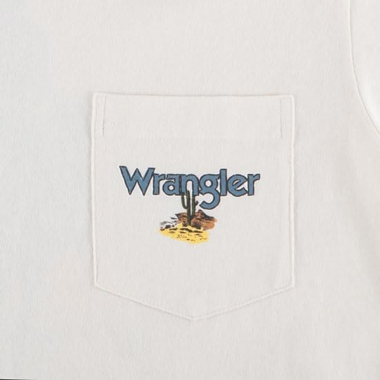 Wrangler Men's Short Sleeve One Pocket Tee Shirt - Whisper White