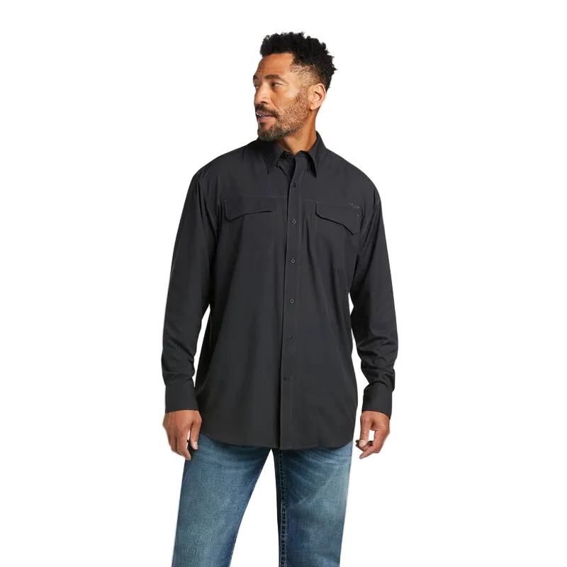 Ariat Men's Venttek Outbound Classic Long Sleeve Shirt - Black