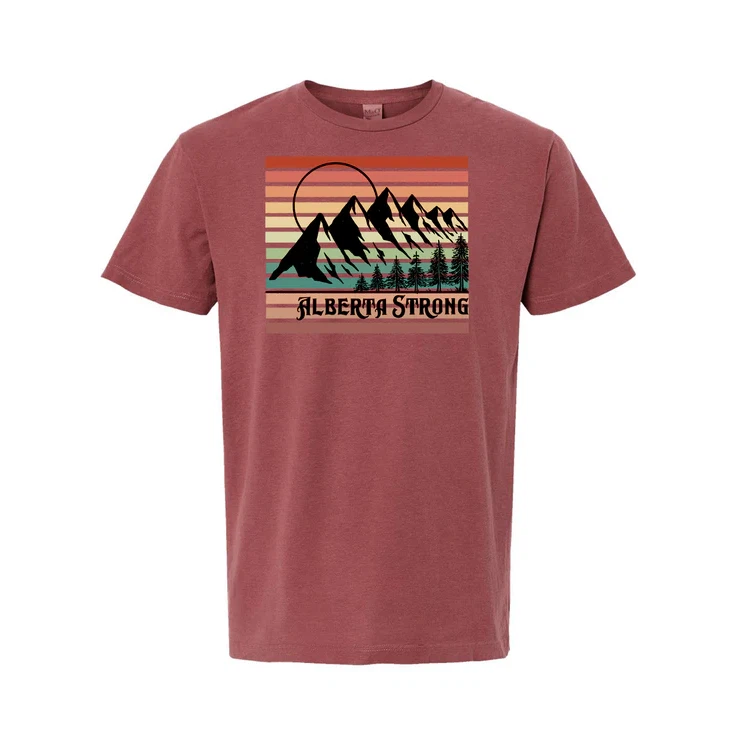 Alberta Strong Unisex Retro Summit Tee
